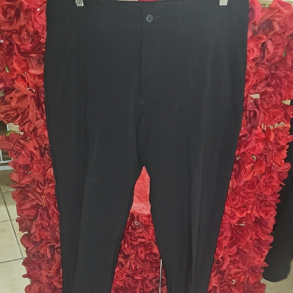 Perry Ellis Ben Hogan MwjBlack Dress Pants. Straight Leg Size 34 X 32